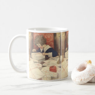 Julpresenter inslagna, Jessie Willcox Smith Kaffemugg