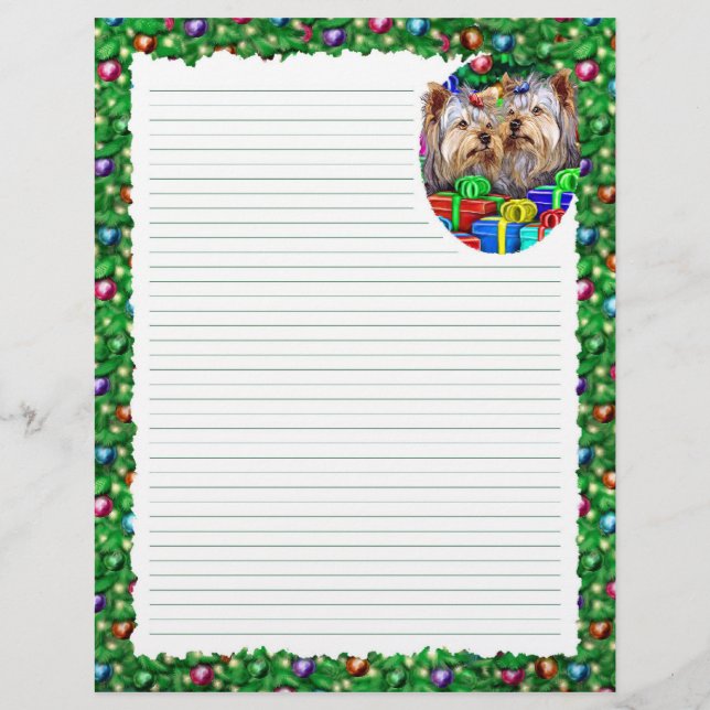 Julpresenter till Yorkshire Terrier (Framsida)