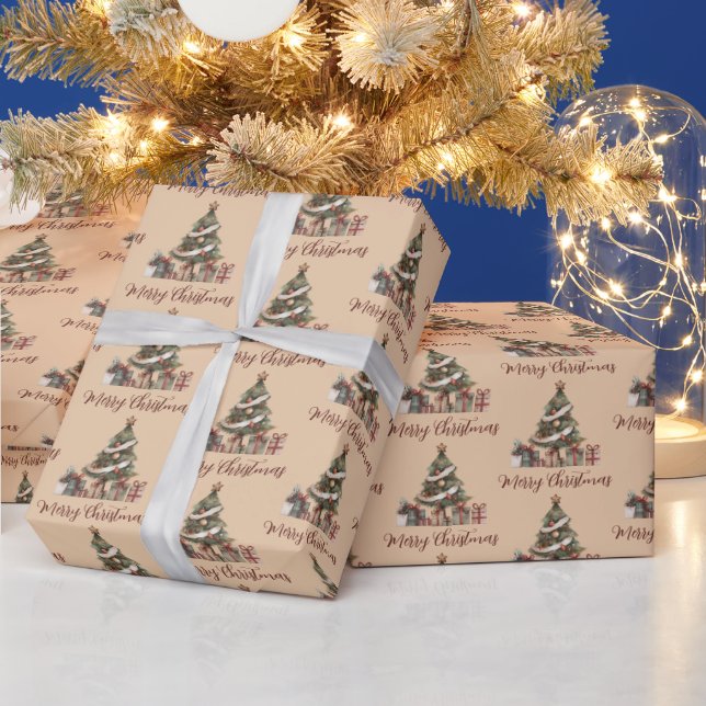 Julpresenter Under Julgranens Inpackningspapper Presentpapper (Helgdagar)