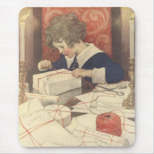 Julpresenter wrappade, Jessie Willcox Smith Musmatta