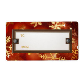 Julpresentetiketter Fraktsedel