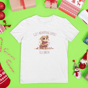 Julpresentexpert Rolig Familj Personlig Jul T Shirt