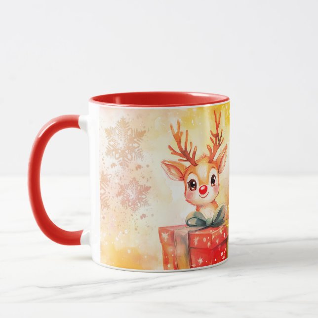 Julpresentkopp rådjur mugg (Vänster)