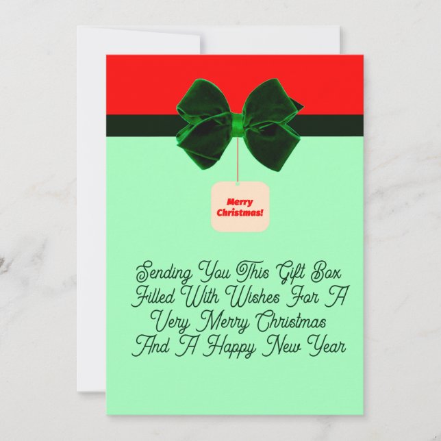 Julpresentkort Julkort (Framsida)