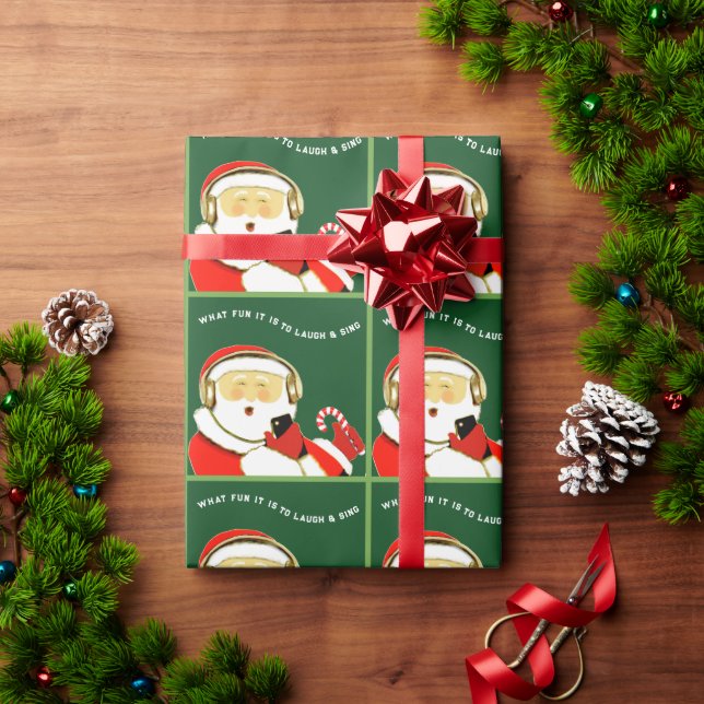 Julpresentpapper för musiketfan presentpapper (Julgåva)