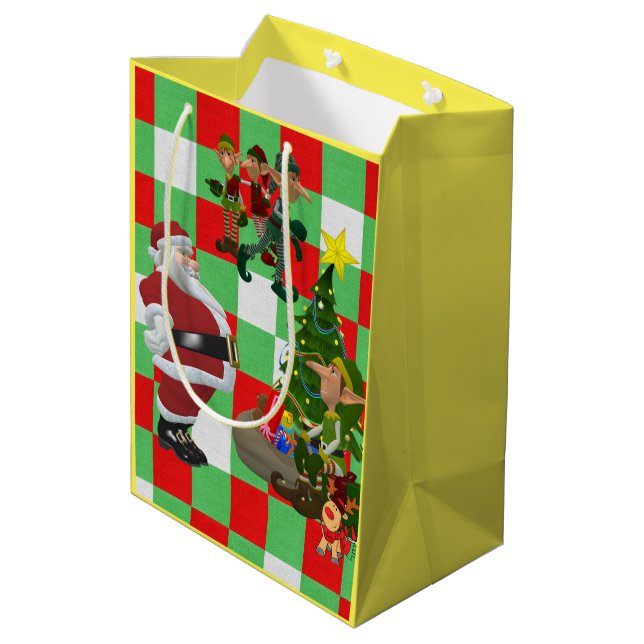 Julpresentpåsar (Baksidan Vinklad)