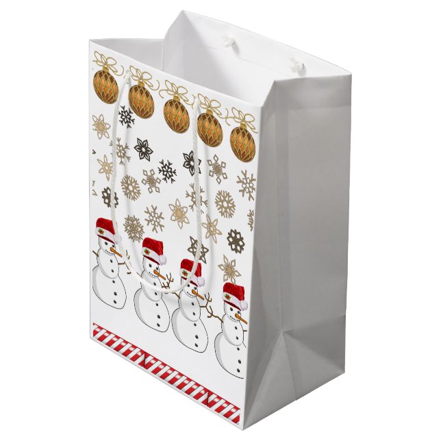 Julpresentpåsar (Baksidan Vinklad)