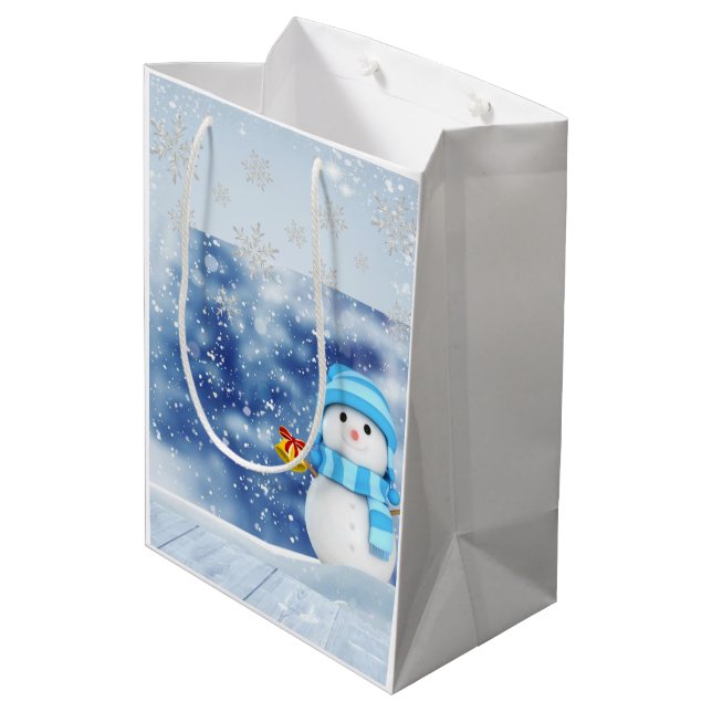Julpresentpåse (Baksidan Vinklad)