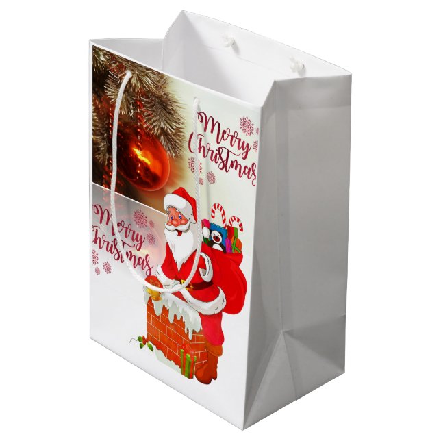 Julpresentpåse (Baksidan Vinklad)