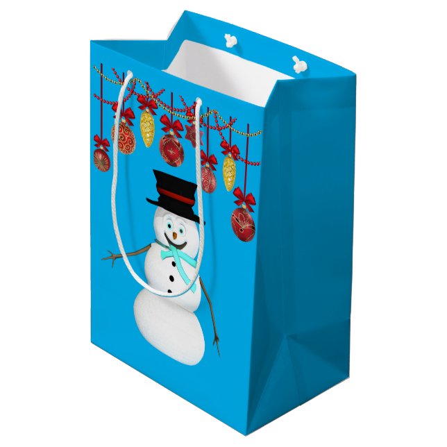 Julpresentpåse (Baksidan Vinklad)