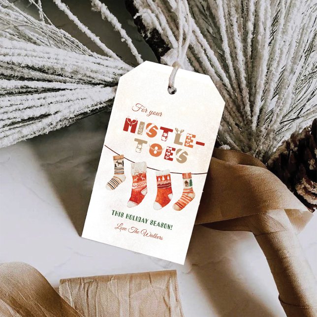 Julpresenttagg för dina misteltoe presentetikett (Skapare uppladdad)