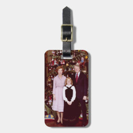 Julpresidenten James Jimmy Carter Vita huset Bagagebricka
