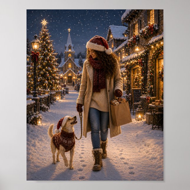 Julpromenad med Lina Poster (Framsidan)