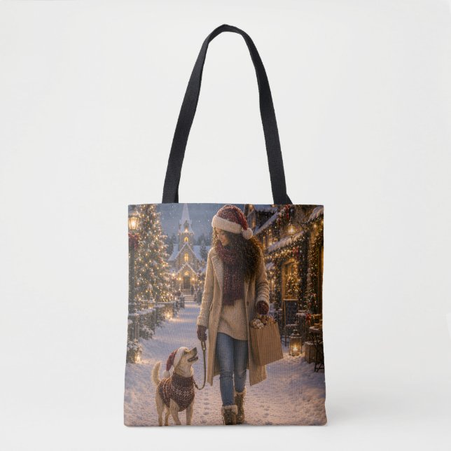 Julpromenad med Lina Tygkasse (Framsida)