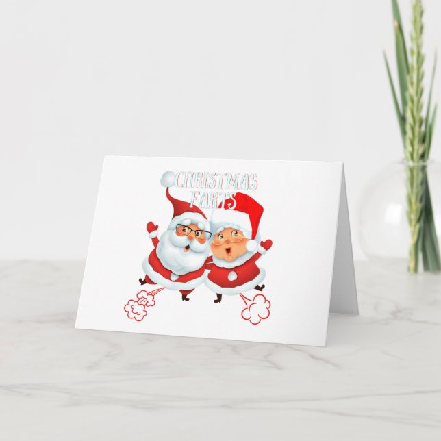 Julpruttar Tomte & Fru Tomte Kort (Framsida)