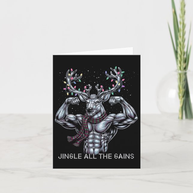 Julprydern Gym Workout Jingle - hela vinden Kort (Framsida)