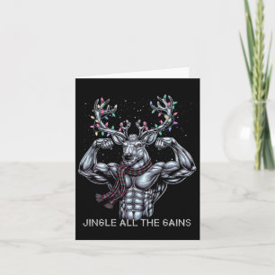 Julprydern Gym Workout Jingle - hela vinden Kort
