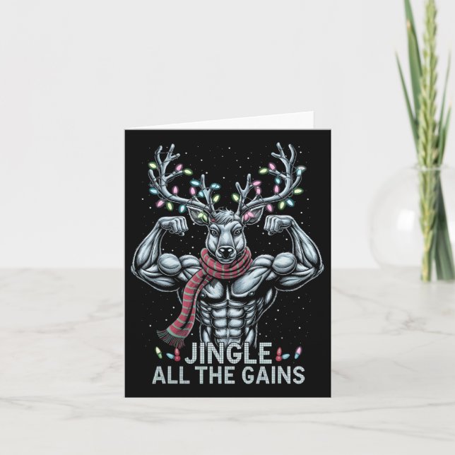 Julprydern Gym Workout Jingle - hela vinden Kort (Framsida)