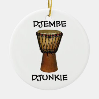 Julprydnad för DJEMBE #2 Julgransprydnad Keramik