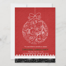 Julprydnad Inbjudningar