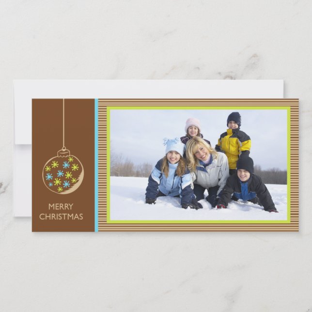 Julprydnad - Julfotokort Julkort (Framsida)