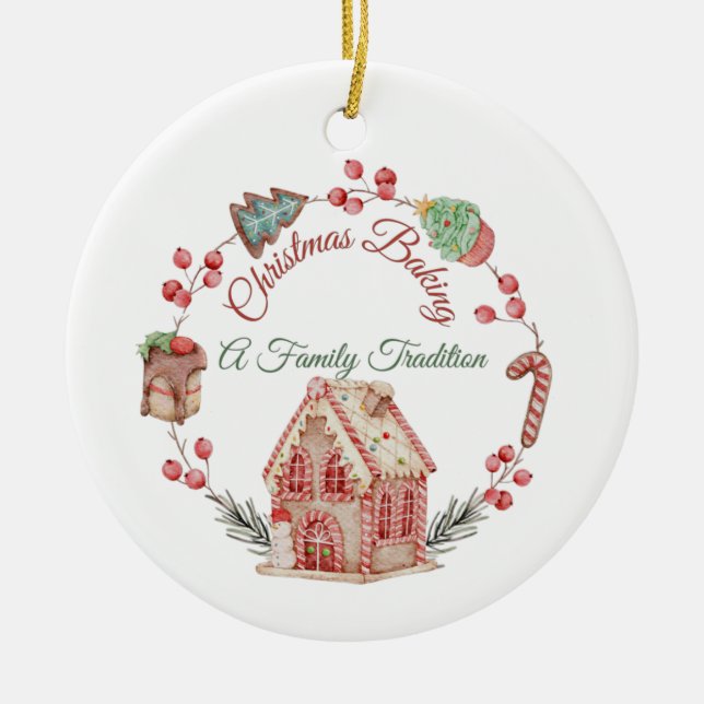 Julprydnad Julgransprydnad Keramik (Framsidan)