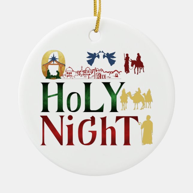 Julprydnad Julgransprydnad Keramik (Framsidan)