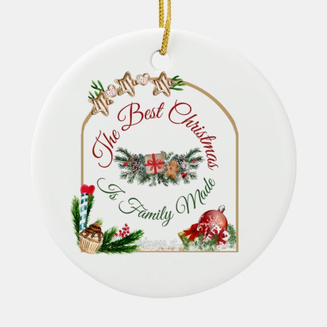 Julprydnad Julgransprydnad Keramik (Framsidan)