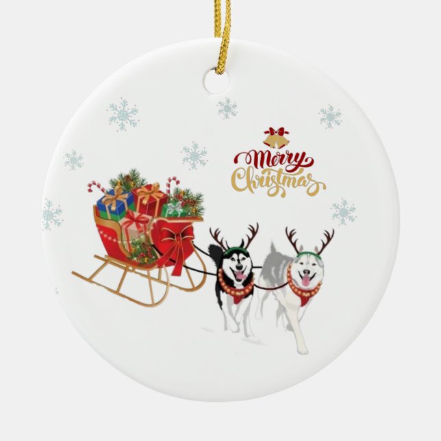 Julprydnad Julgransprydnad Keramik (Framsidan)