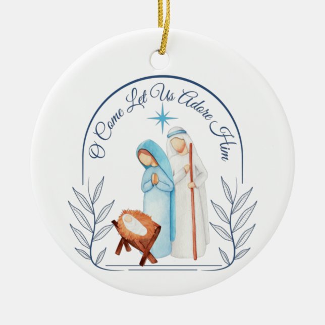 Julprydnad Julgransprydnad Keramik (Framsidan)