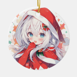 Julprydnad, Manga Gift, Anime Decor Julgransprydnad Keramik