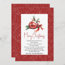 Julprydnad med rött båge och brunt grenar