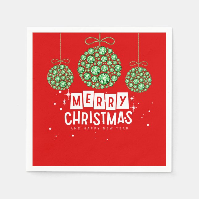 Julprydnad Pappersservett (Framsidan)