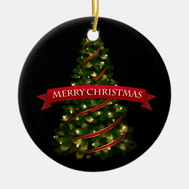 Julprydnad-Träd Julgransprydnad Keramik (Framsidan)