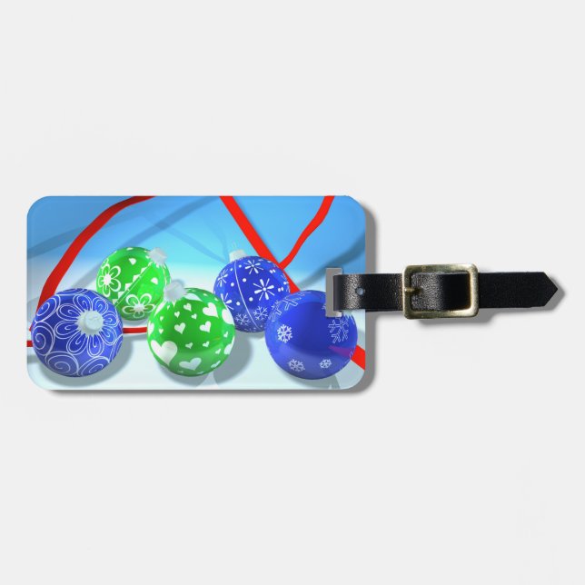 Julprydnadar Bagagebricka (Horisontell Framsida)