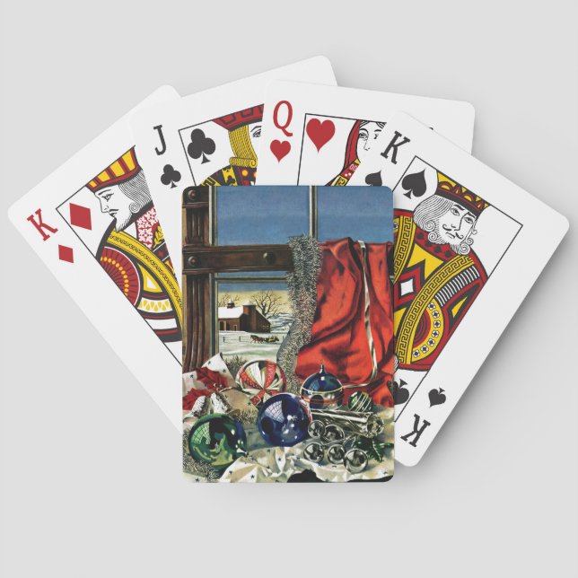 Julprydnadar Spelkort (Baksidan)