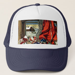 Julprydnadar Truckerkeps