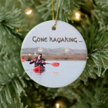 Julprydnaden "Borta Kayaking"