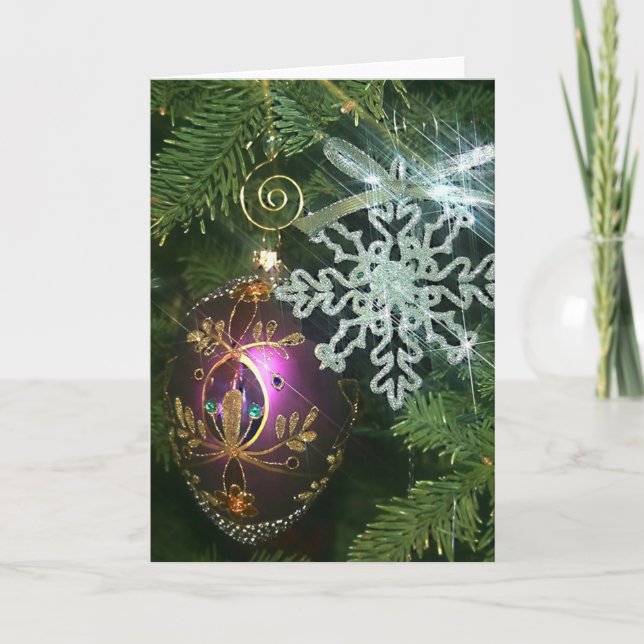 Julprydnader 2 helgkort (Framsida)