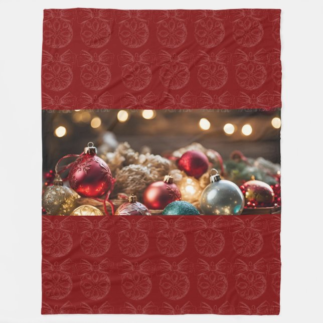 julprydnader Fleece Blanket (Framsidan)