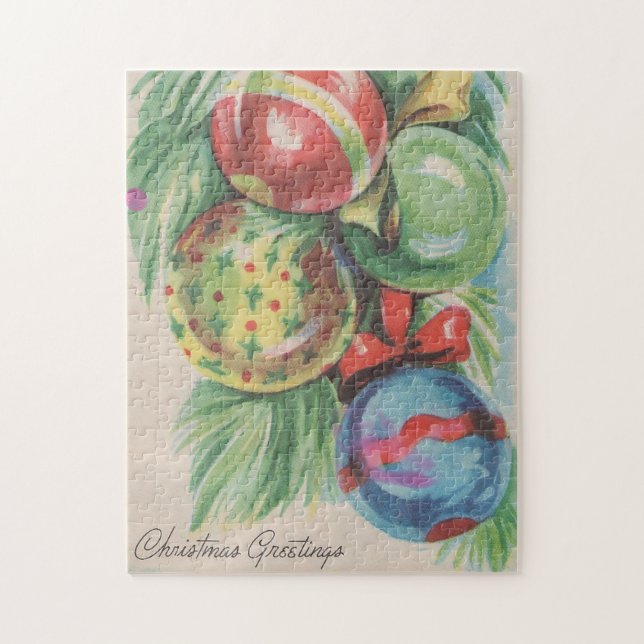 Julprydnader från 1940-talet pussel (Vertikal)