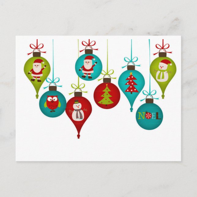 Julprydnader Helg Vykort (Framsida)