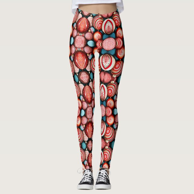 Julprydnader Leggings (Framsida)