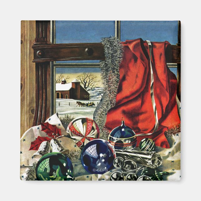 Julprydnader Magnet (Framsidan)