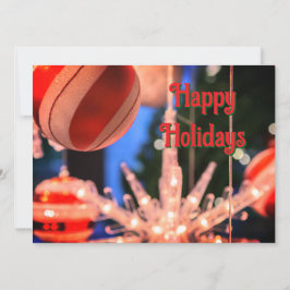 Julprydnader och Glad helg Julkort