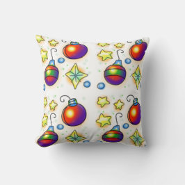 Julprydnader och stjärnor Skriv ut Kudde