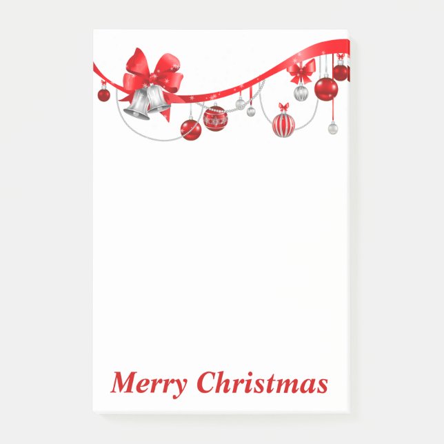 Julprydnader Post-it Block (Framsida)