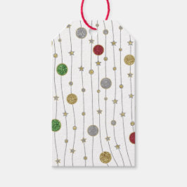 Julprydnader Presentetikett