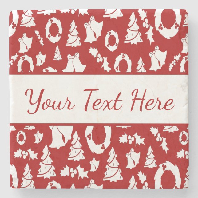 Julprydnader Stenunderlägg (Framsidan)