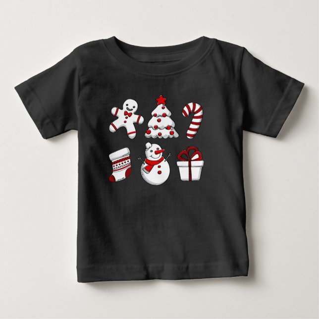 Julprydnader Tee Shirt (Framsida)